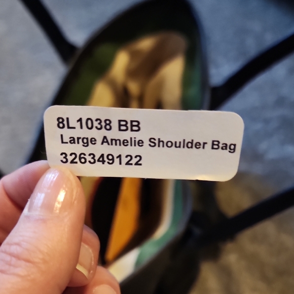 Dooney & Bourke Black Leather Tote Large Amelie - Picture 5 of 5